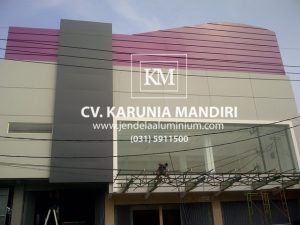 Fasad ACP Showroom Pangan Jaya Kusuma Bangsa Surabaya