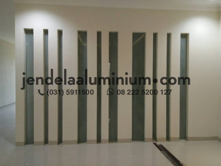 Kaca mati aluminium rumah Kupang NTT